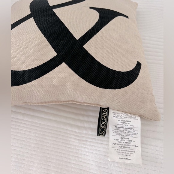 Borgata Mr & Mrs Pillows, Set of 3 - Picture 9 of 9